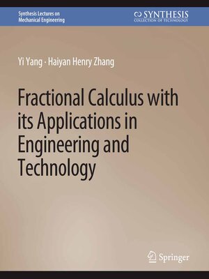cover image of Fractional Calculus with its Applications in Engineering and Technology
